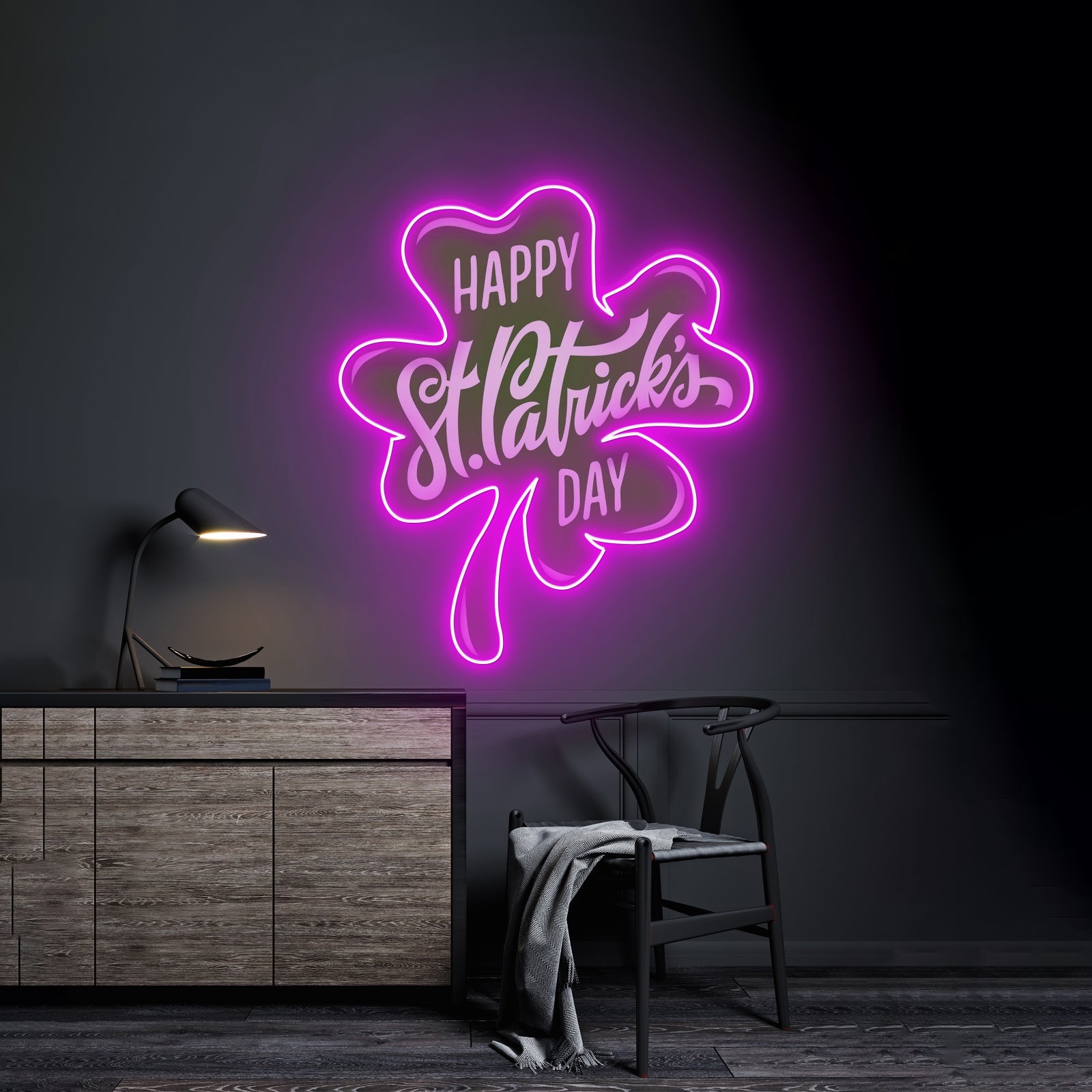 Four Meme Cats Of The Apocalypse Artwork Personalized Light Up Sign