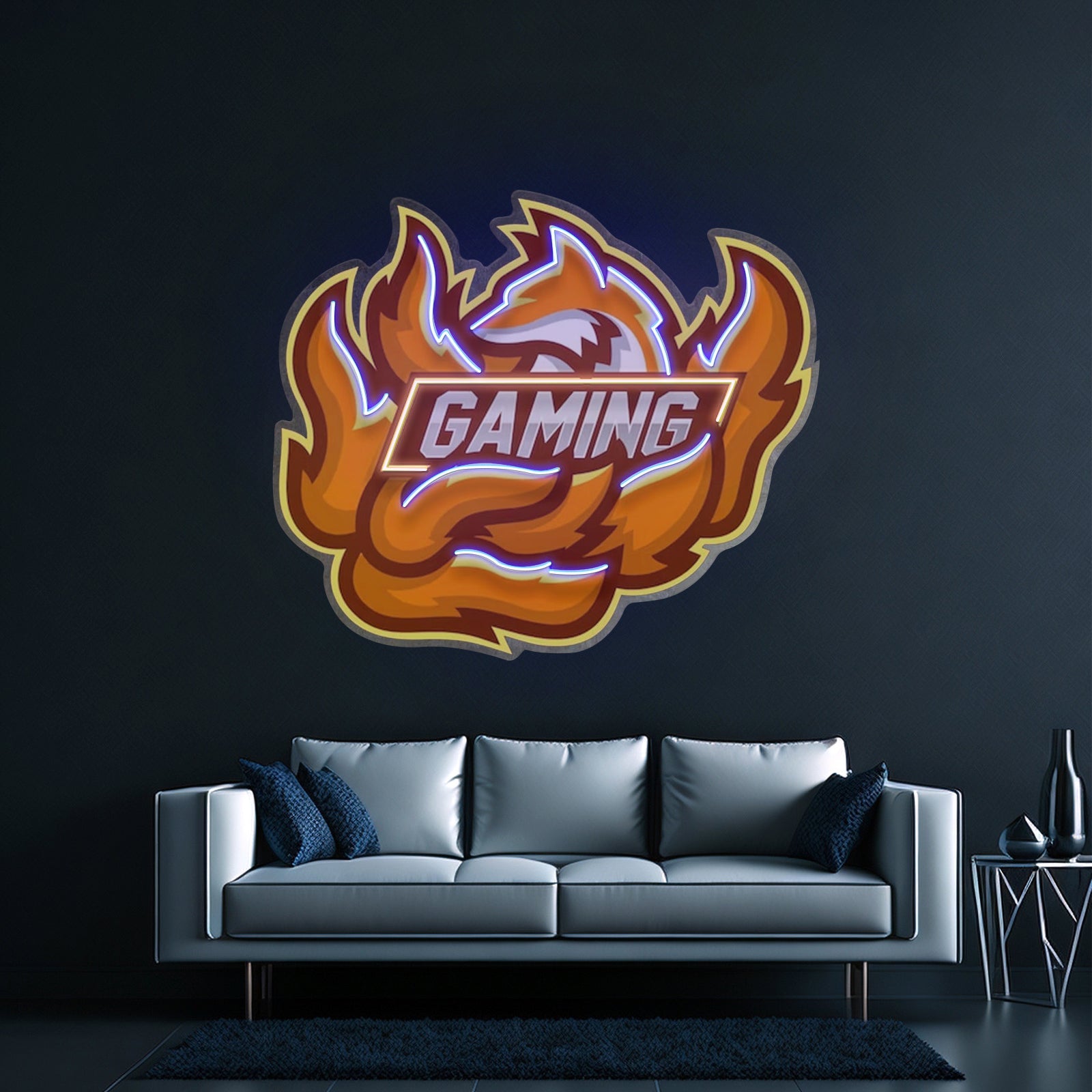 Fox Seven Tails Esport Led Neon Sign Light Custom Led Signs - Shineneon