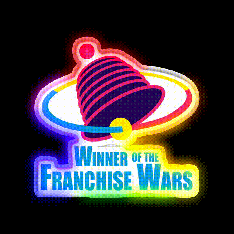 Franchise Wars Winner Fast Food Led Neon Sign For Burger Place Rgb Color - LED neon sign close-up detail