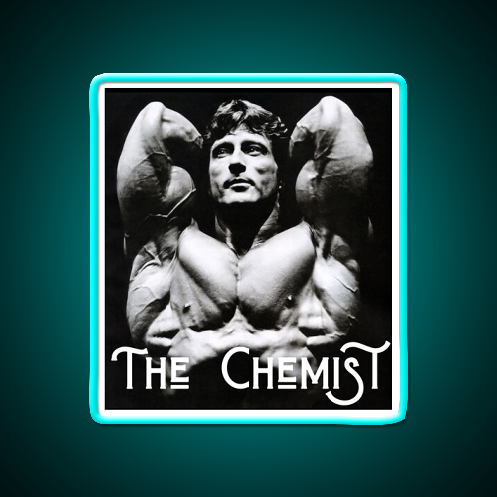 Frank Zane The Chemist Gym Fitness Led Neon Sign Rgb Color