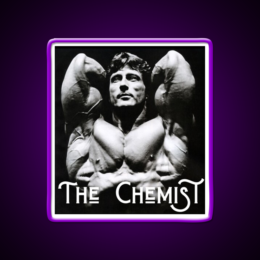 Frank Zane The Chemist Gym Fitness Led Neon Sign Rgb Color