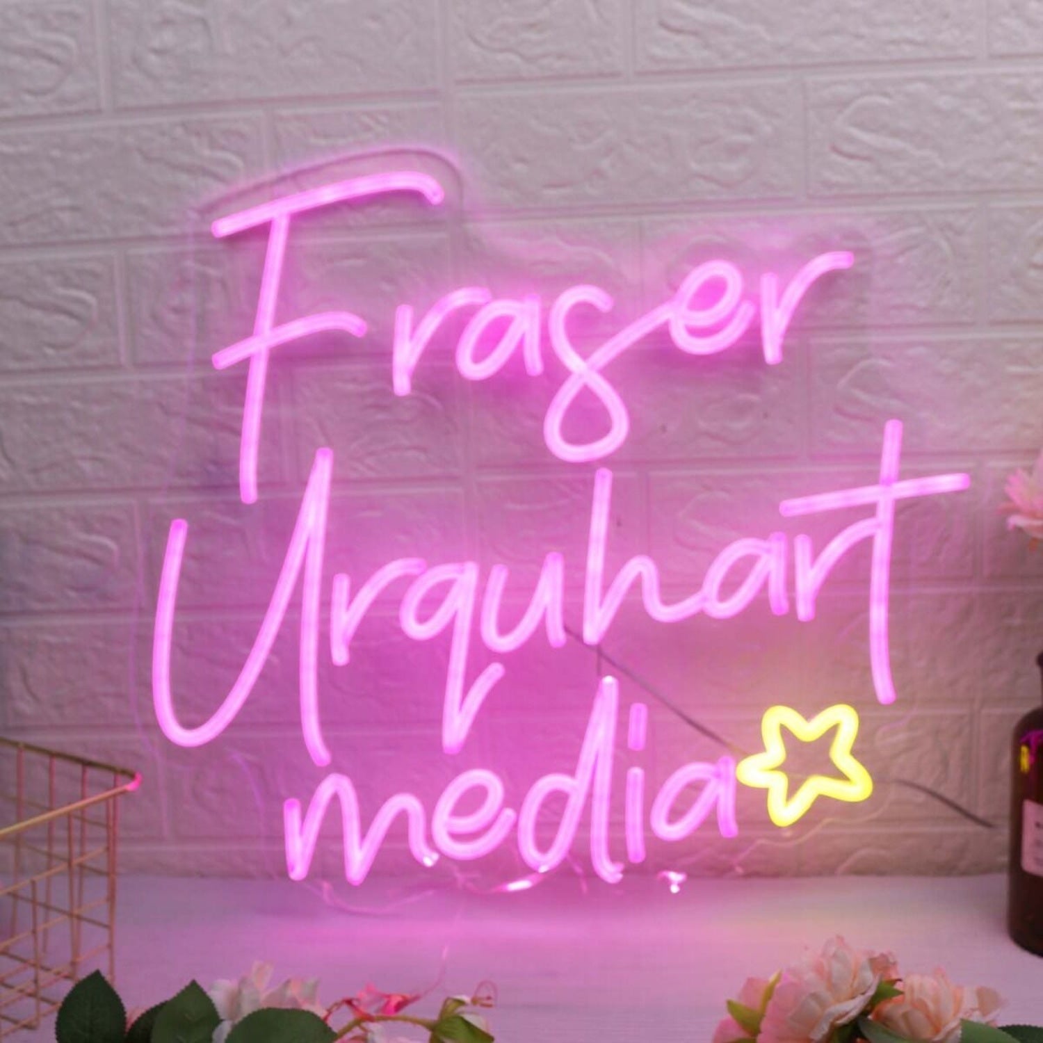 Fraser Urquhart Media Pink Led Neon Sign - Shineneon