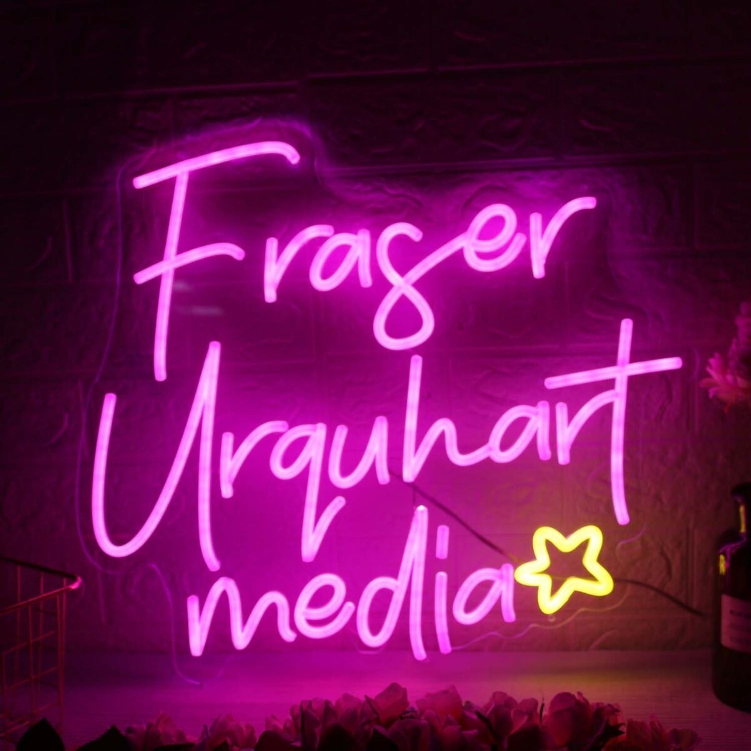 Fraser Urquhart Media Pink Led Neon Sign - Shineneon
