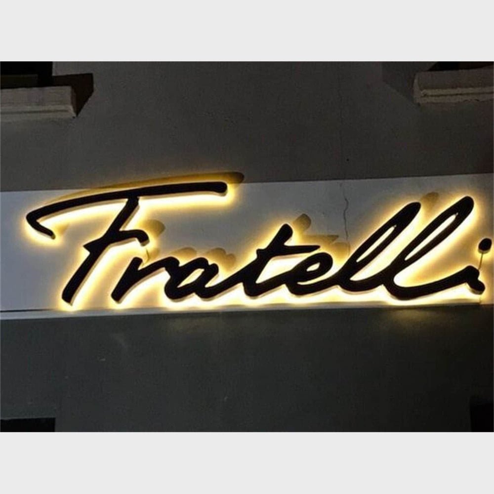 Fratell 3D Backlit Channel Letters Led Light Sign - Shineneon