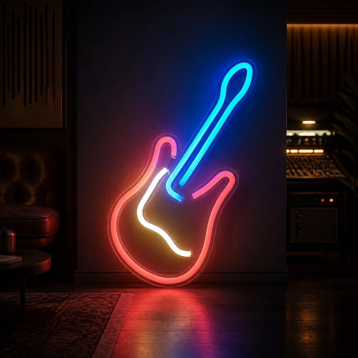 Freestanding Electric Guitar LED Neon Sign Man Cave Neon Sign - Shineneon