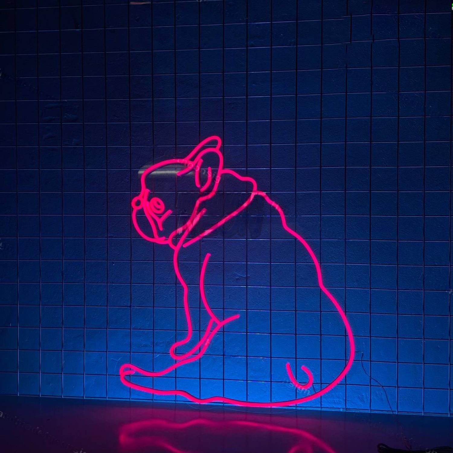 French Bulldog Led Neon Sign Cute Bulldog Led Light | Shineneon