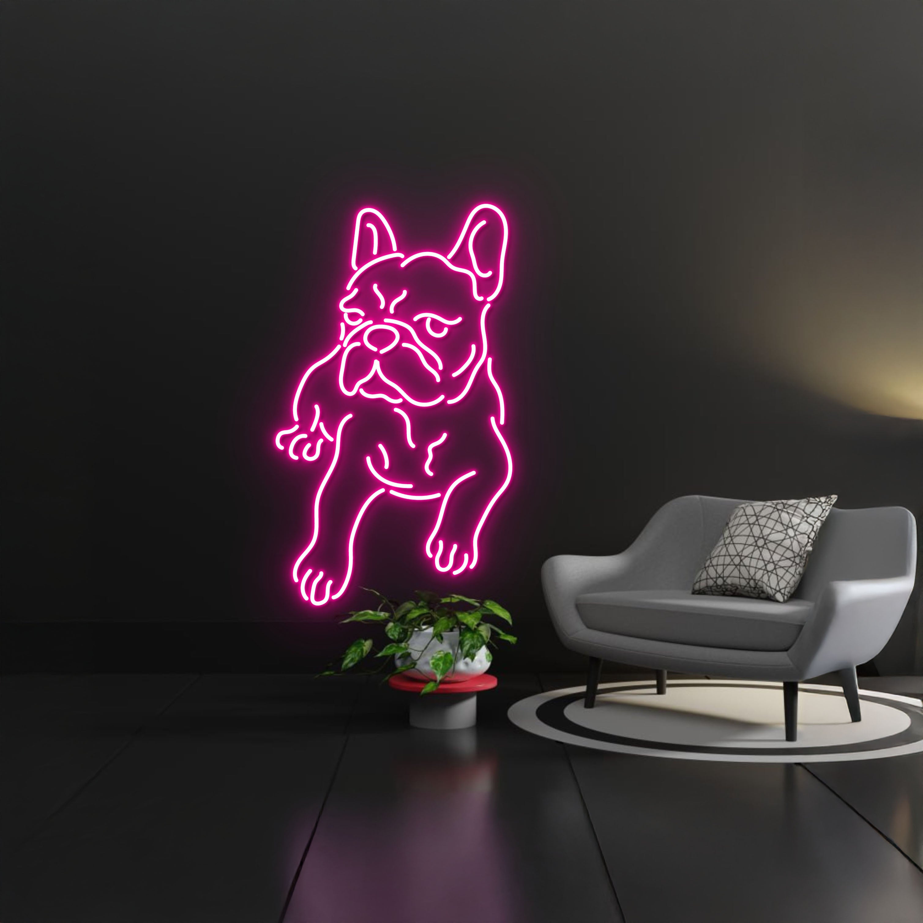 French Bulldog Led Sign Fathers Day Gifts | Shineneon