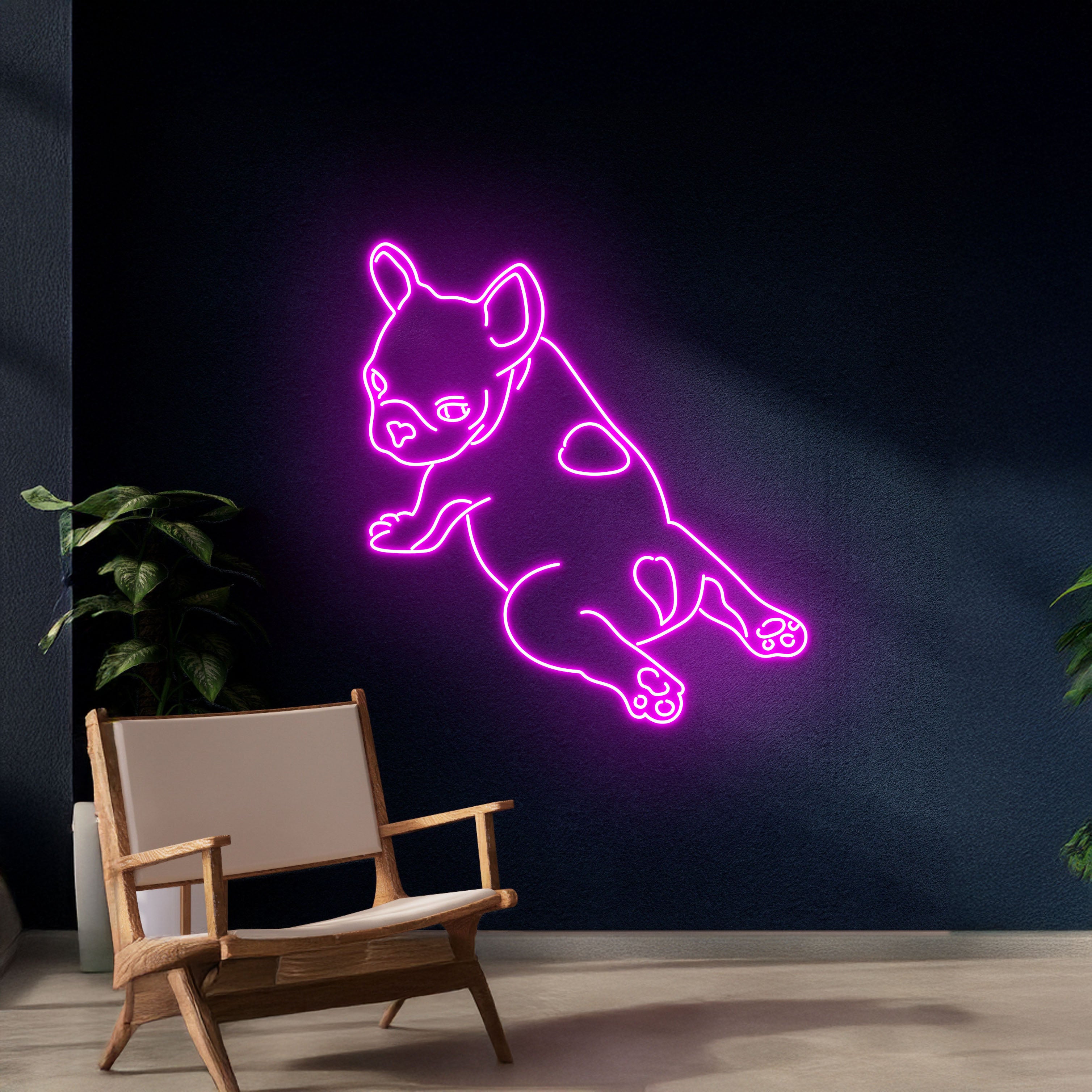 French Bulldog Neon Sign Bull Dog Led Sign Wall Decor | Shineneon