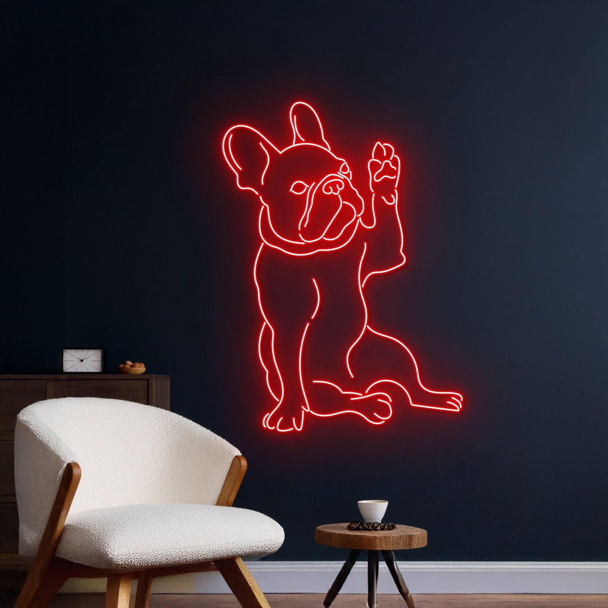 French Bulldog Neon Sign Bulldog Pet Animal Room Wall Art Decor - Shineneon