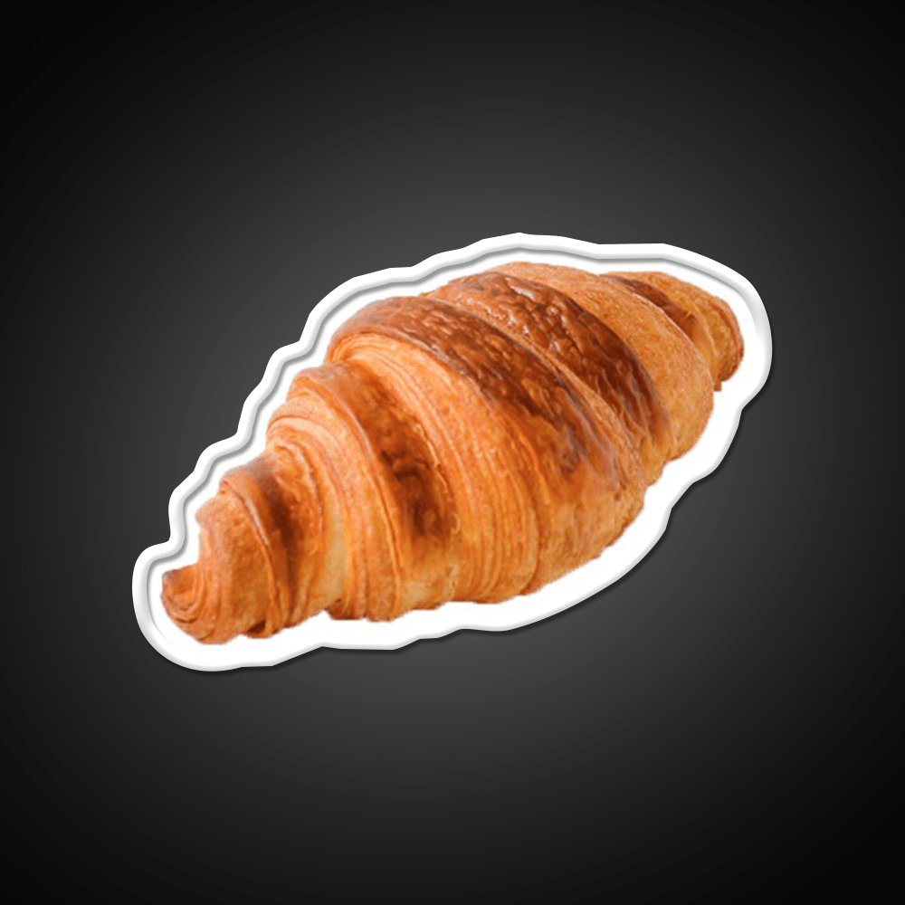 French Croissant Snack Food Led Neon Sign Rgb Color - Shineneon