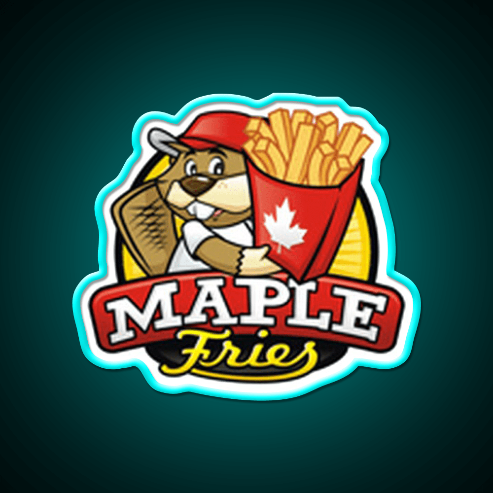 French Fries Fast Food Led Neon Sign For Burger Place Wall Decor Rgb Color - Shineneon