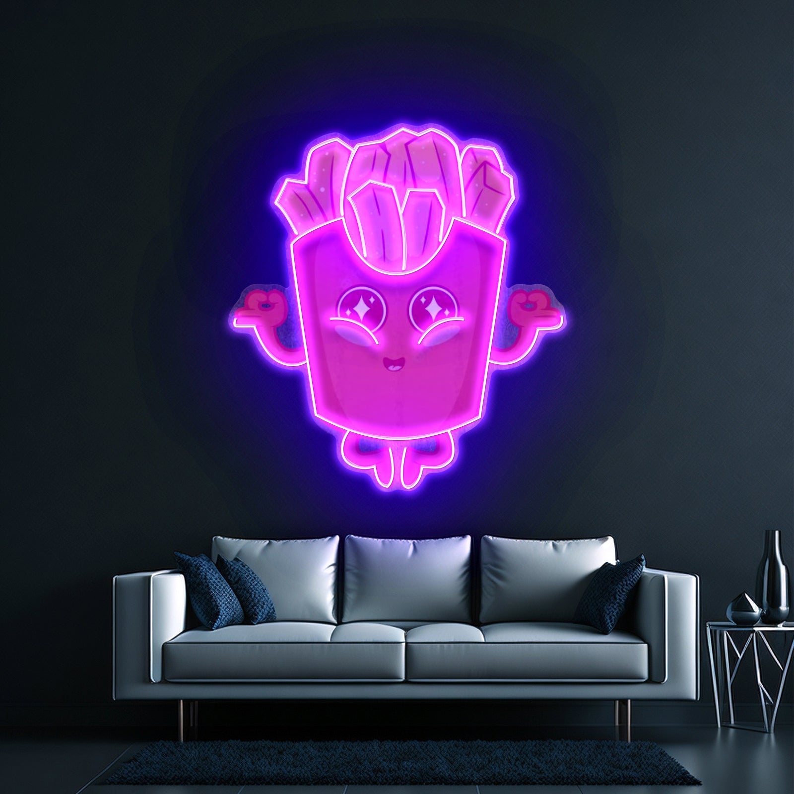 French Fries Led Neon Sign Light Custom Led Signs - Shineneon