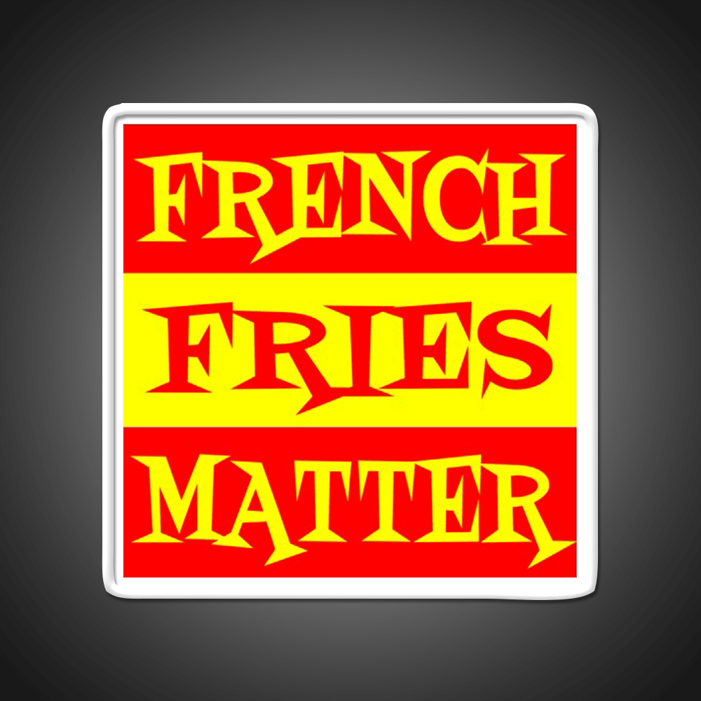 French Fries Matter Fast Food Led Neon Sign For Burger Place Rgb Color - Shineneon