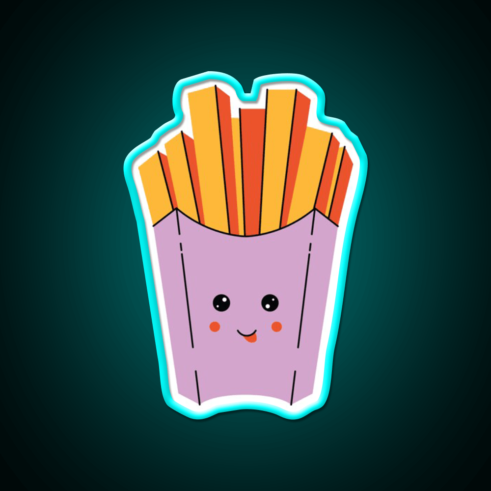 French Fries Snack Food Led Neon Sign Snack Food Led Neon Sign Rgb Color - Shineneon