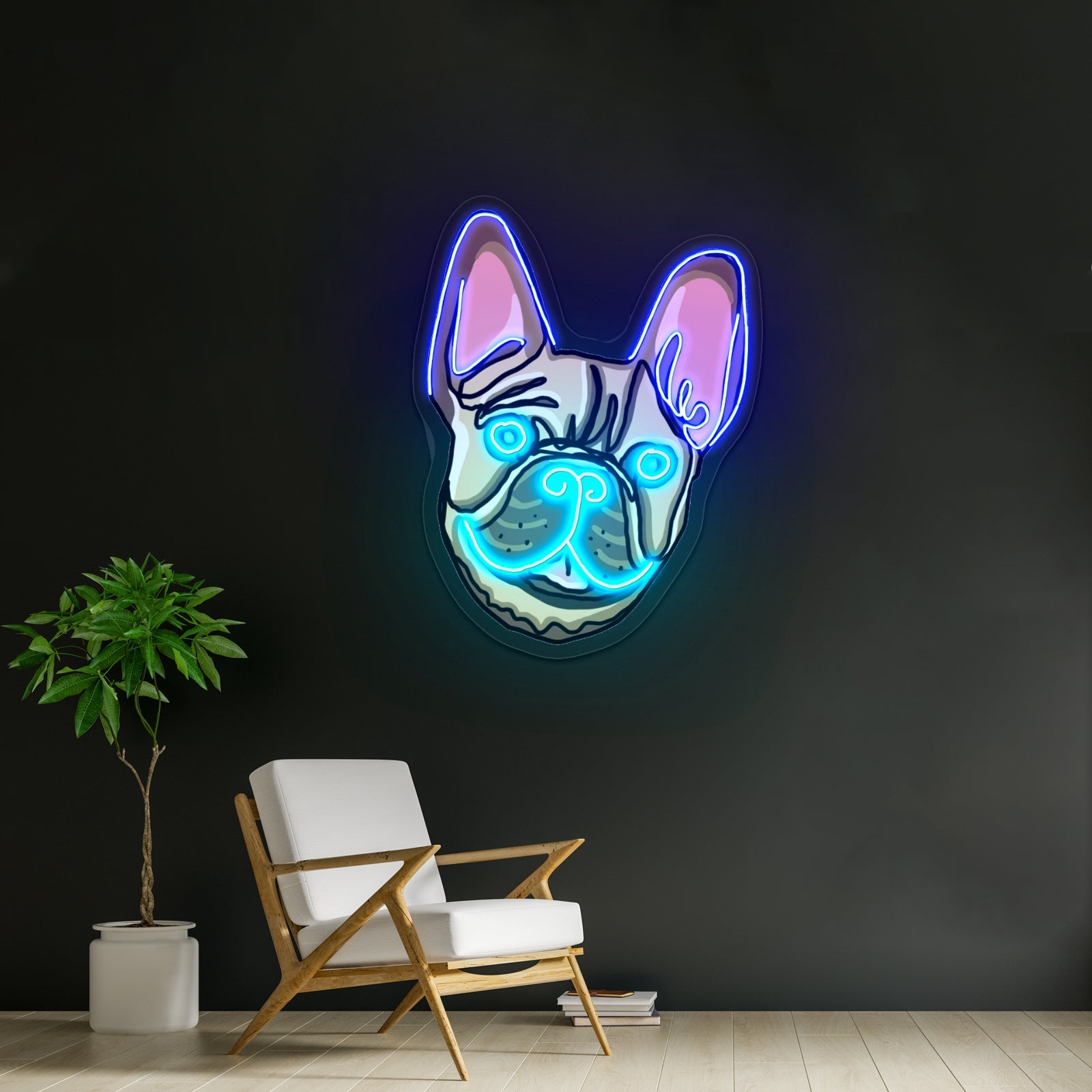 French Georgia Bulldogs Neon Sign - Shineneon