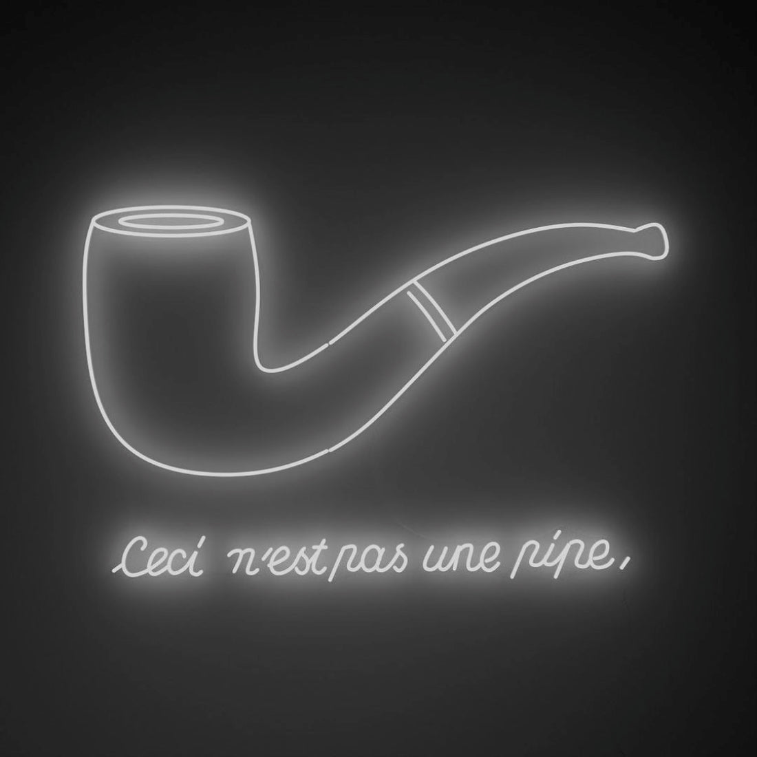 French Pipe Led Sign Business Neon Sign