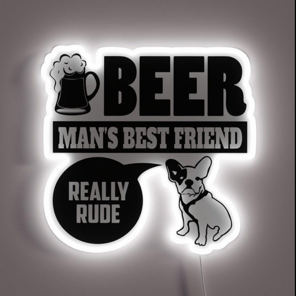 Frenchie Pet Dog Best Friend Gift Rgb Led Neon Sign - Shineneon