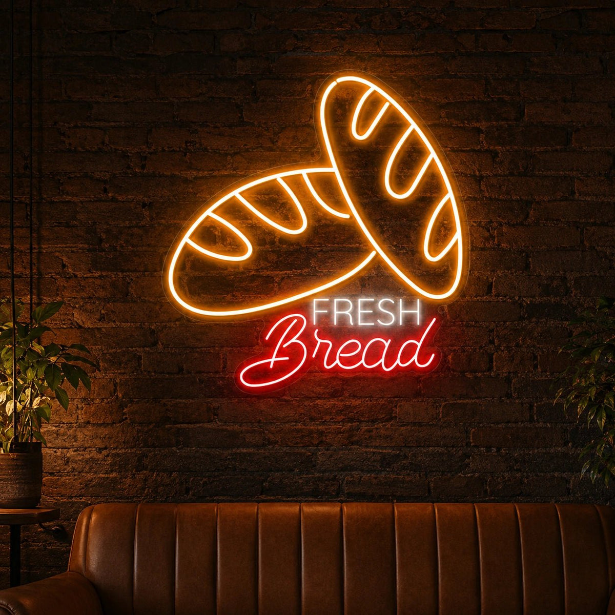 Fresh Bread Loaves LED Neon Sign - Shineneon