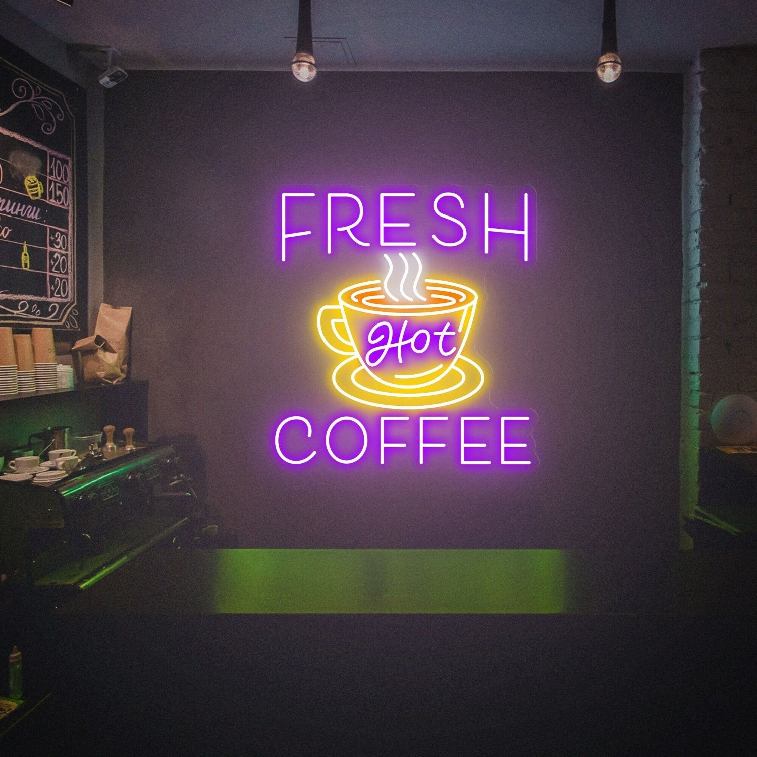 Fresh Coffee Shop Sign Cafe Neon Sign | Shineneon