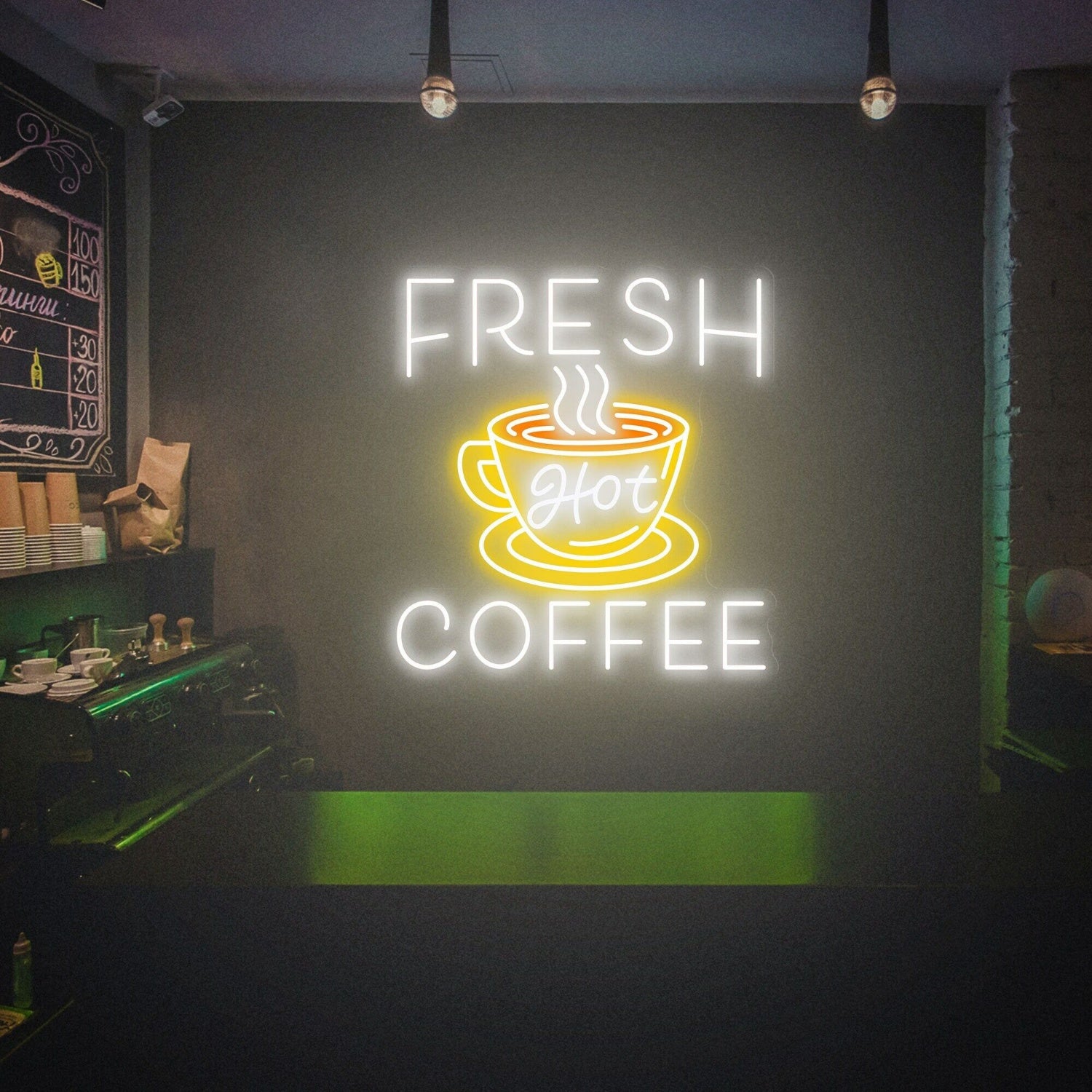 Fresh Coffee Shop Sign Cafe Neon Sign | Shineneon