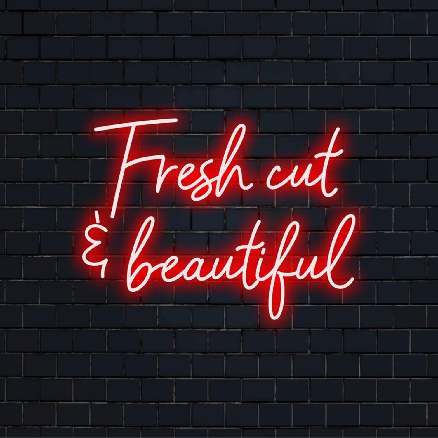 Fresh Cut Beautiful Red Led Neon Sign For Floral Salon Decor | Shineneon