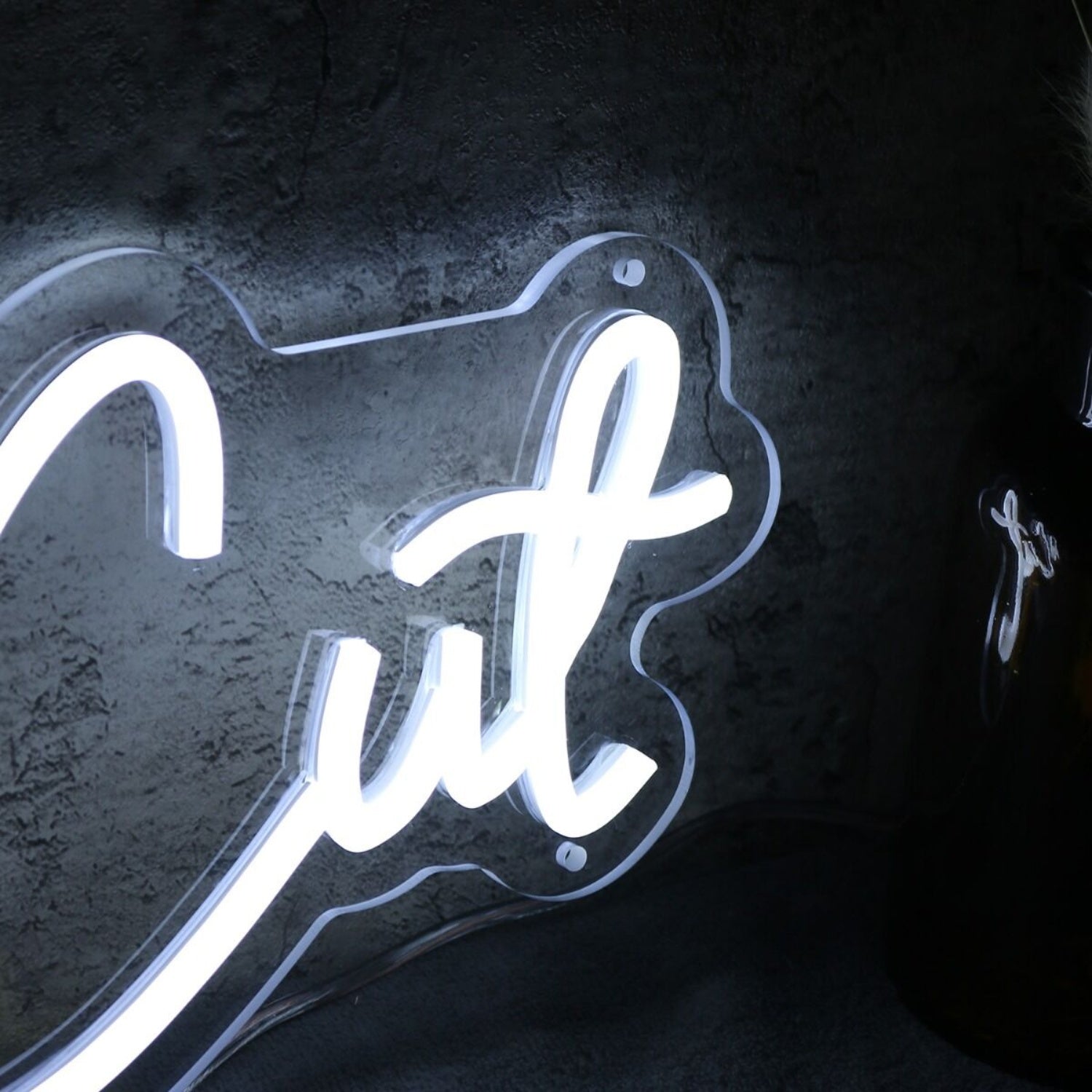 Fresh Cut White Led Neon Sign - Shineneon