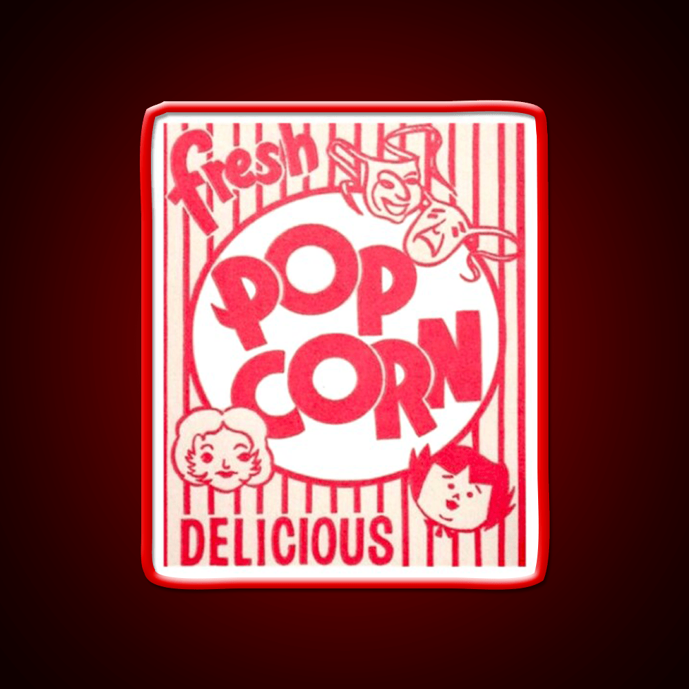 Fresh Popcorn Snack Food Led Neon Sign Rgb Color - Shineneon