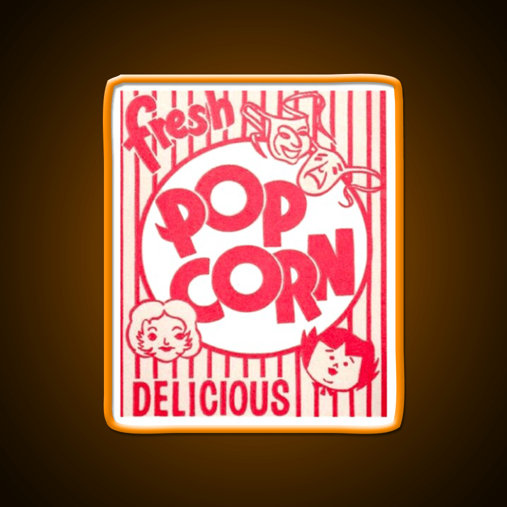 Fresh Popcorn Snack Food Led Neon Sign Rgb Color - Shineneon