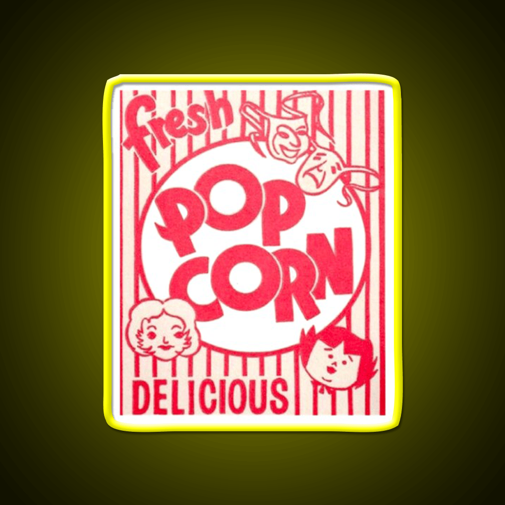 Fresh Popcorn Snack Food Led Neon Sign Rgb Color - Shineneon