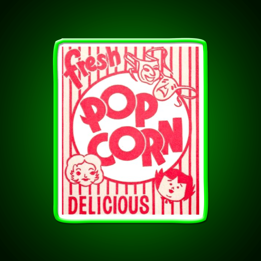 Fresh Popcorn Snack Food Led Neon Sign Rgb Color - Shineneon