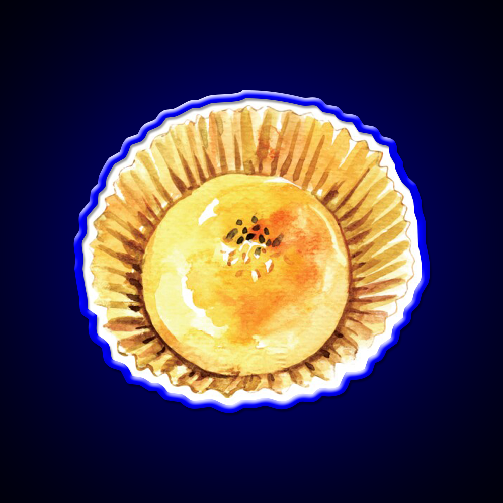 Freshly Baked Chinese Mung Bean Pastry Led Neon Sign Chinese Food Rgb Color