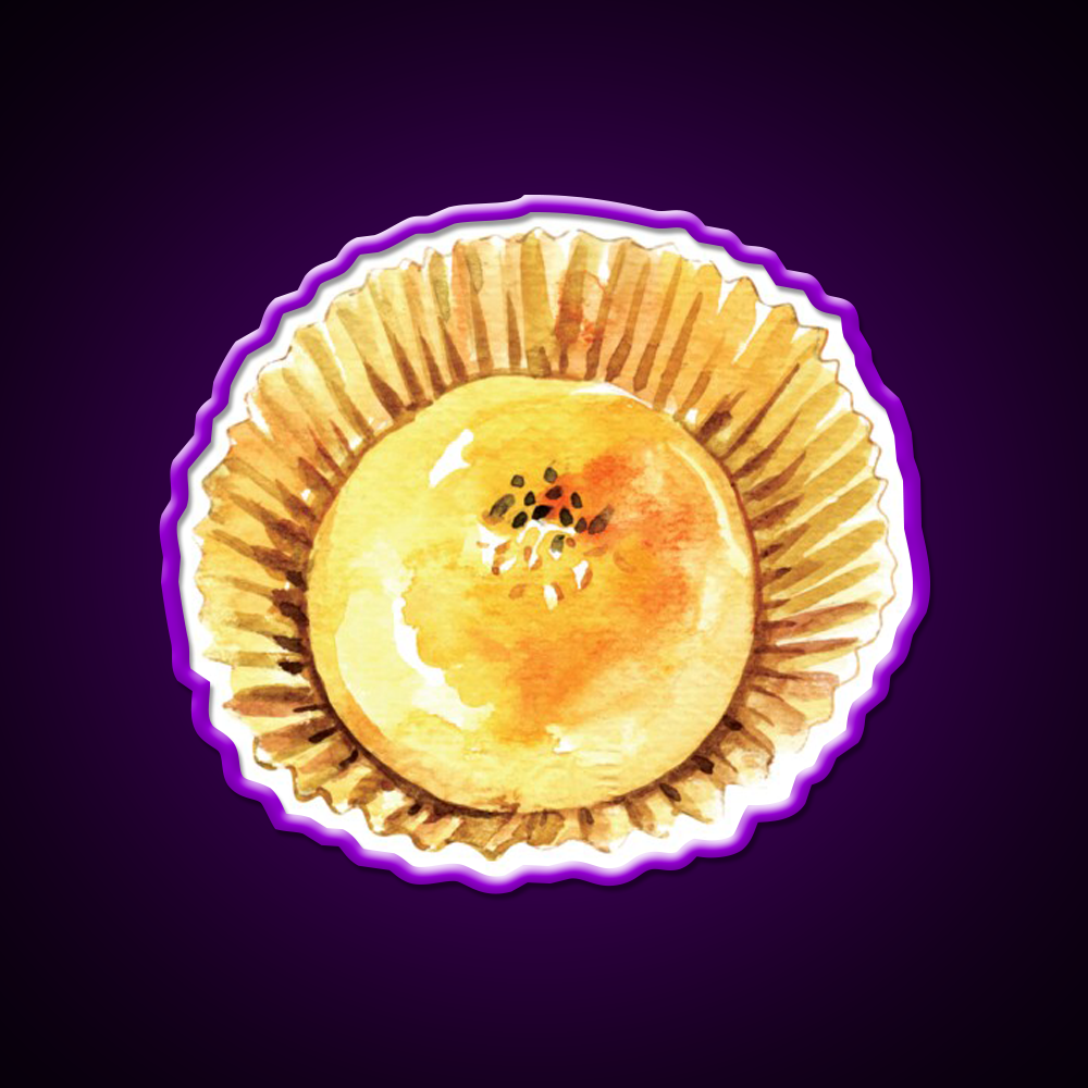 Freshly Baked Chinese Mung Bean Pastry Led Neon Sign Chinese Food Rgb Color