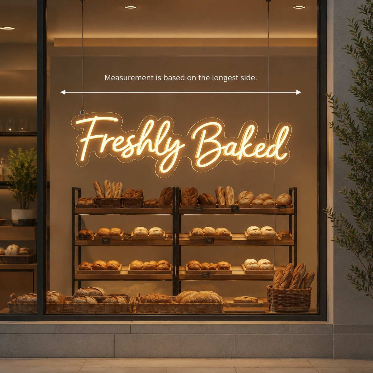 Freshly Baked LED Neon Sign - 04 Size Image