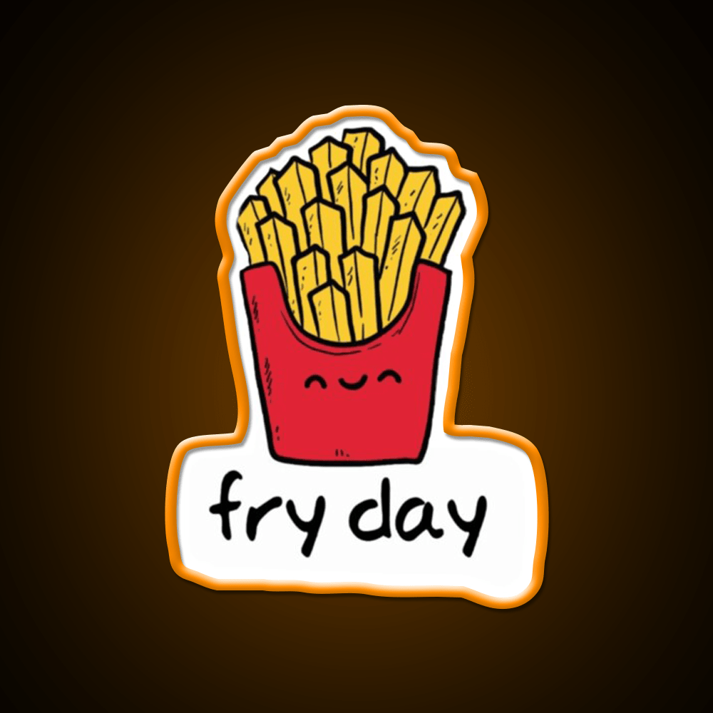 Friday Snack Food Led Neon Sign Rgb Color - Shineneon