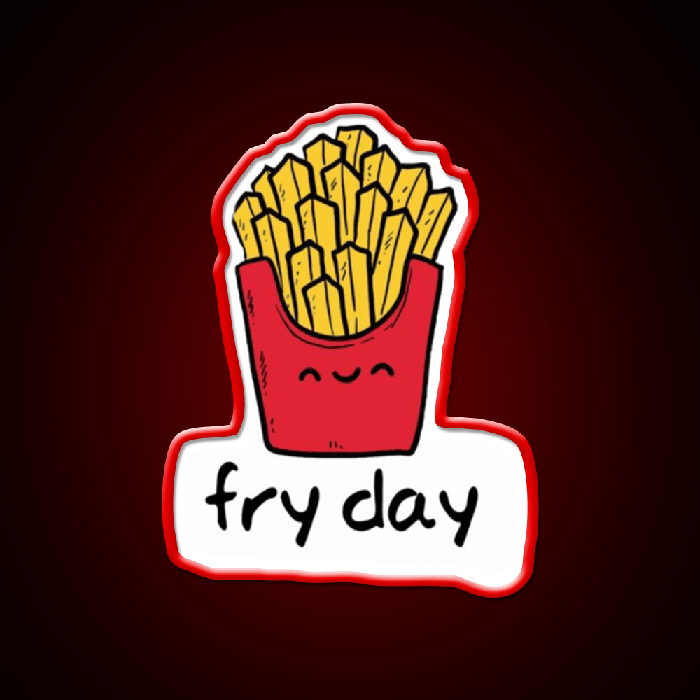 Friday Snack Food Led Neon Sign Rgb Color - Shineneon