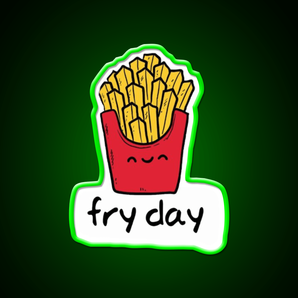Friday Snack Food Led Neon Sign Rgb Color - Shineneon