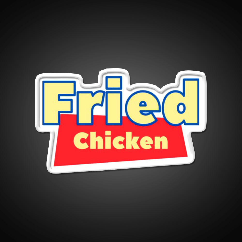 Fried Chicken Bootleg Funny Fast Food Led Neon Sign For Burger Place Rgb Color - Shineneon