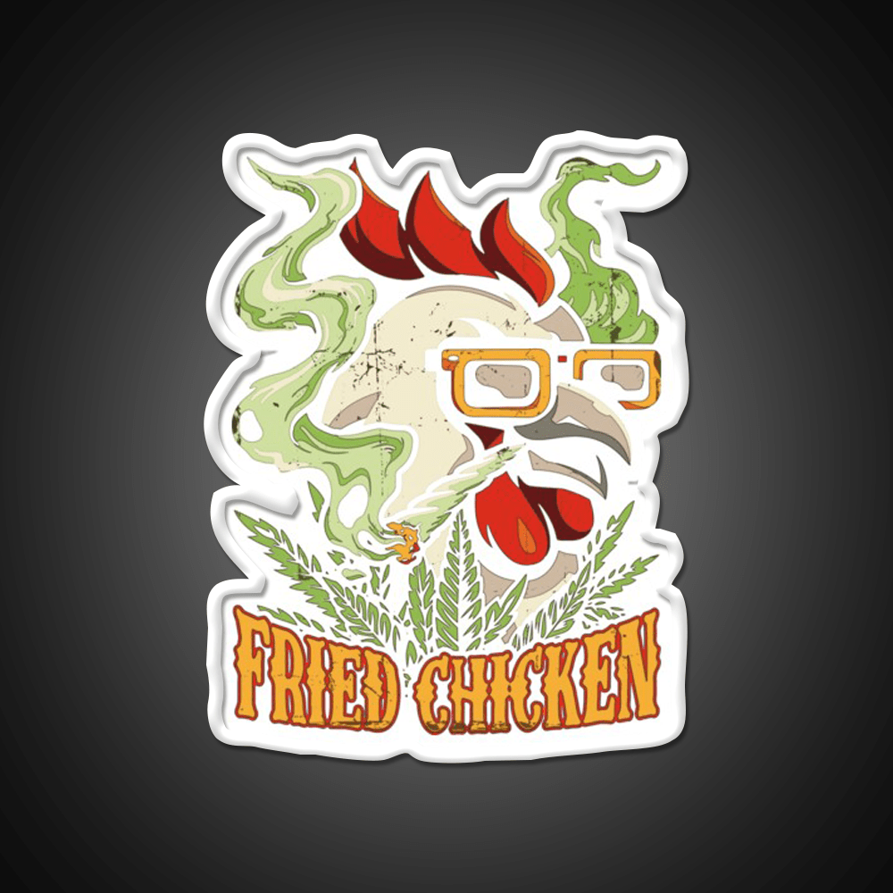 Fried Chicken Fast Food Led Neon Sign For Burger Place Wall Art Rgb Color - Shineneon