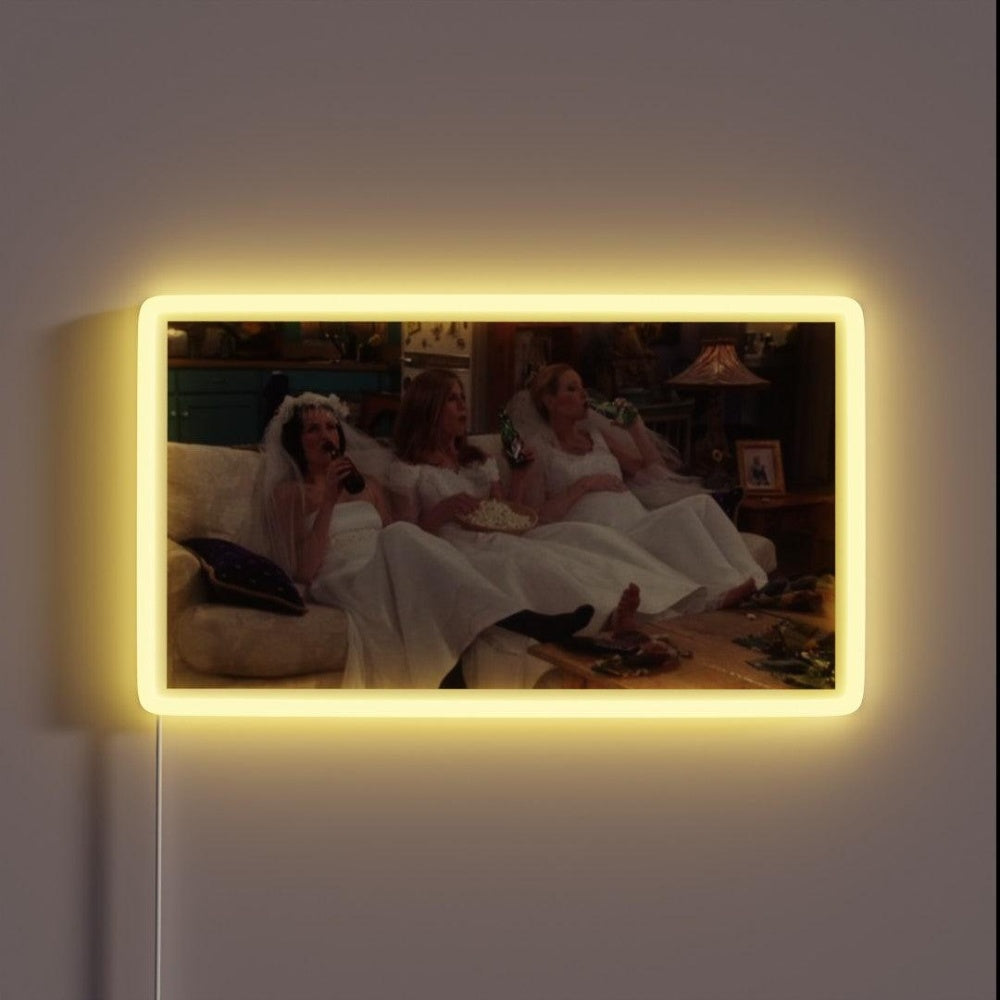 Friends Wedding Dress Rgb Led Neon Sign