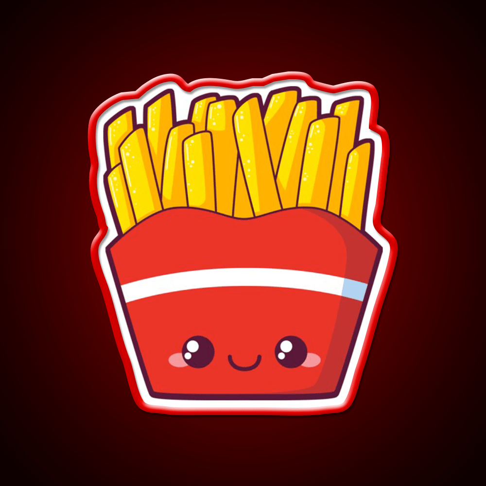 Fries Snack Food Led Neon Sign Rgb Color - Shineneon