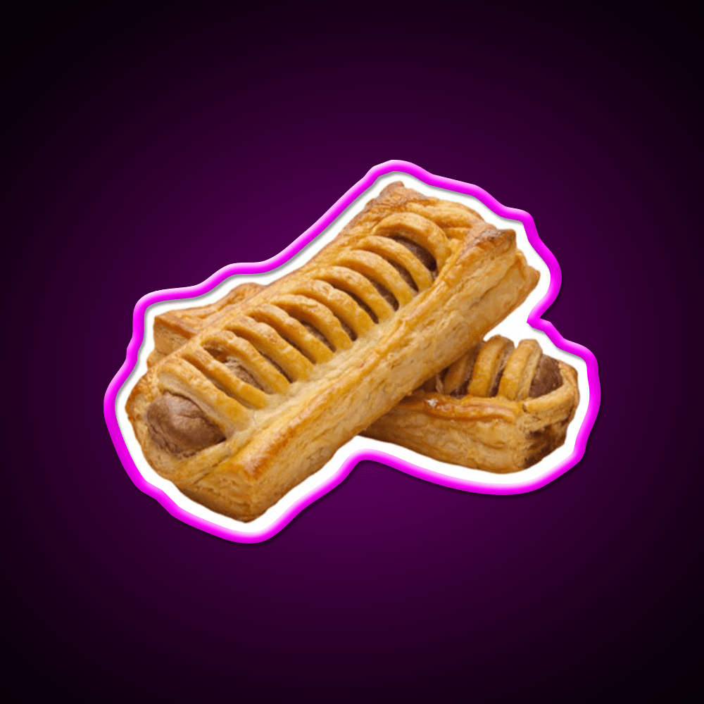 Frikandelbroodje Snack Food Led Neon Sign Rgb Color - Shineneon