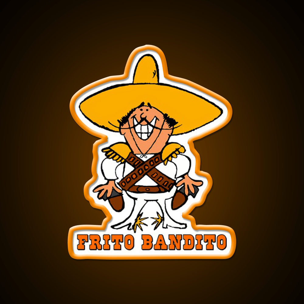 Frito Bandito Snack Food Led Neon Sign Rgb Color - Shineneon