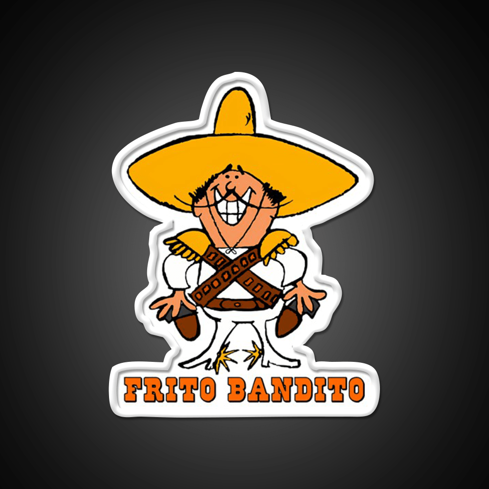 Frito Bandito Snack Food Led Neon Sign Rgb Color - Shineneon