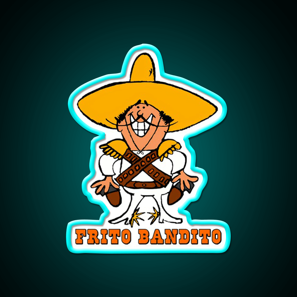 Frito Bandito Snack Food Led Neon Sign Rgb Color - Shineneon