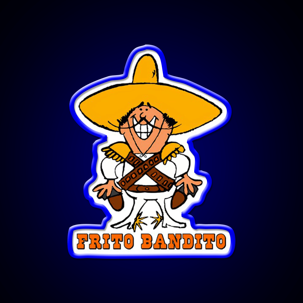 Frito Bandito Snack Food Led Neon Sign Rgb Color - Shineneon