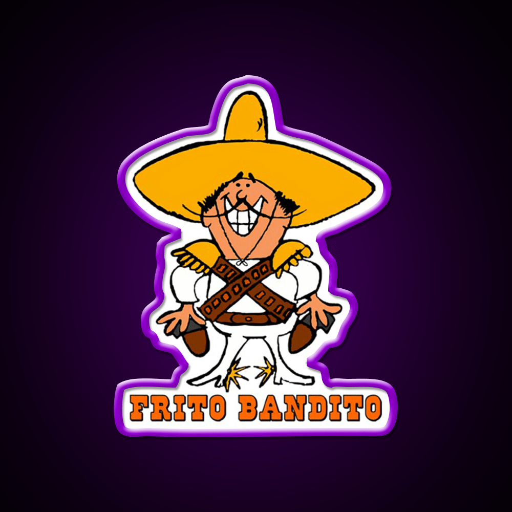 Frito Bandito Snack Food Led Neon Sign Rgb Color - Shineneon