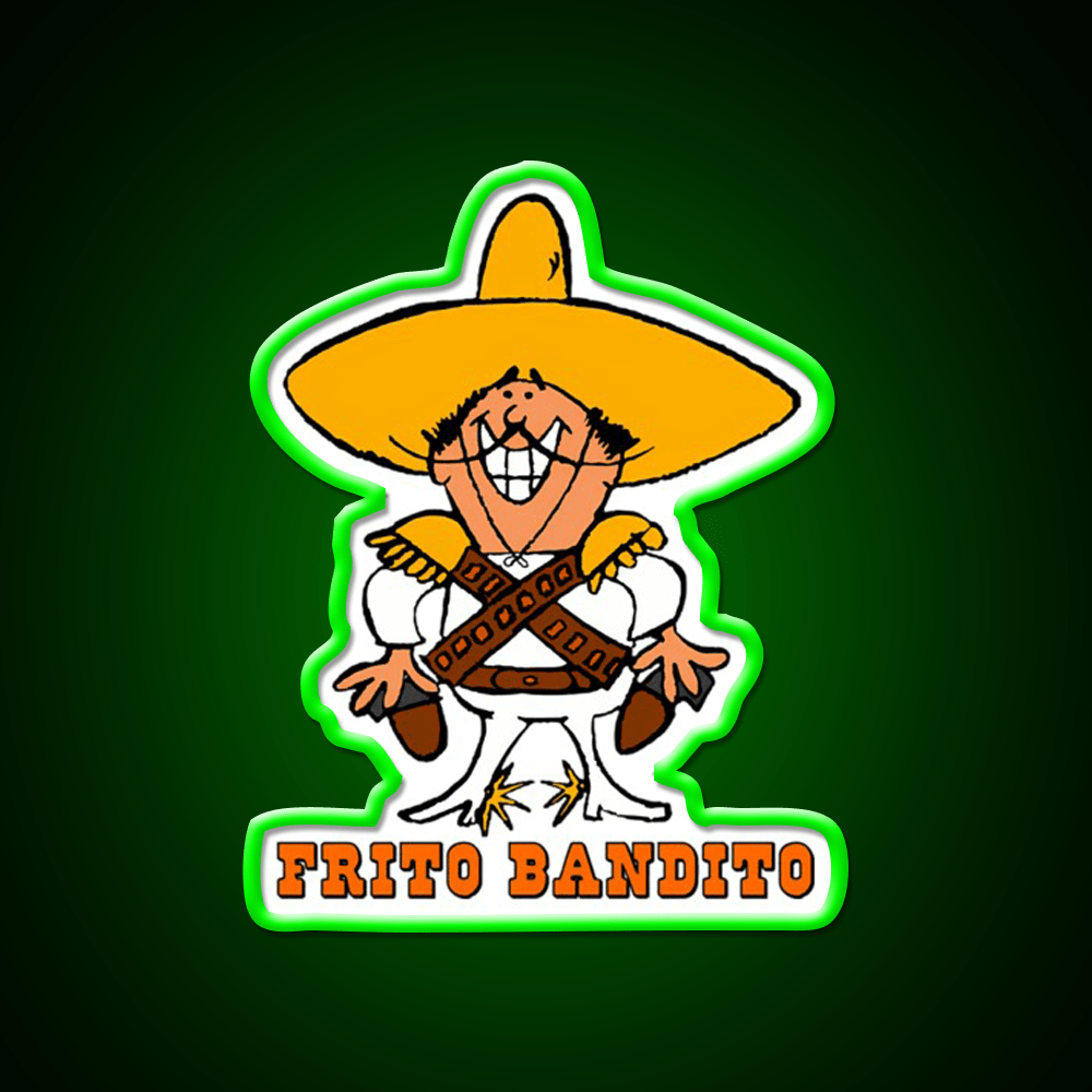 Frito Bandito Snack Food Led Neon Sign Rgb Color - Shineneon