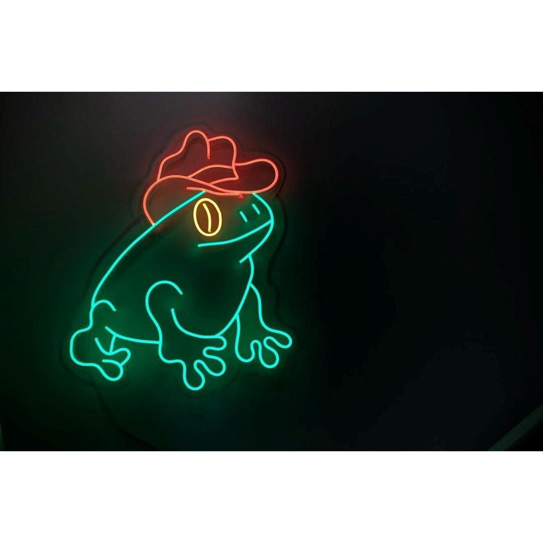Frog With Cowboy Hat Led Sign Business Neon Sign - Shineneon