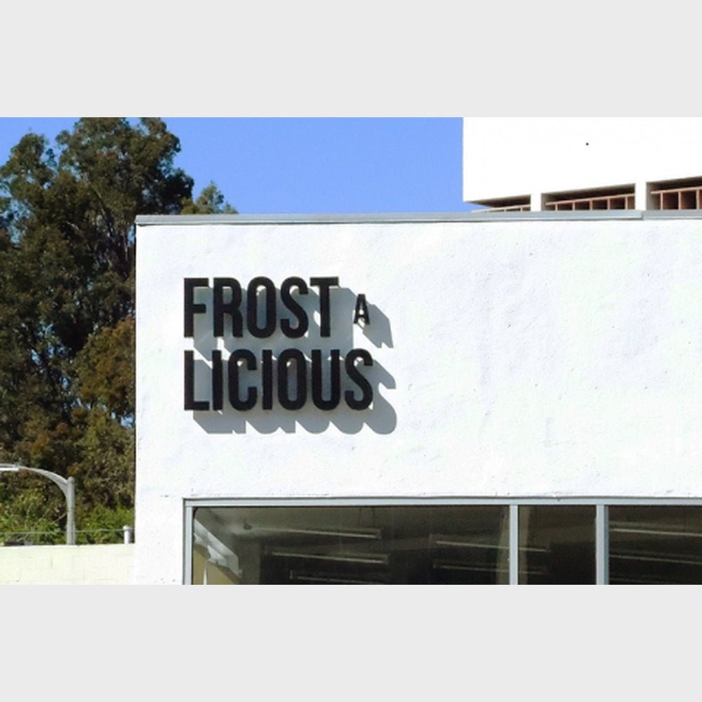 Frost Licious 3D Backlit Channel Letters Led Light Sign - Shineneon