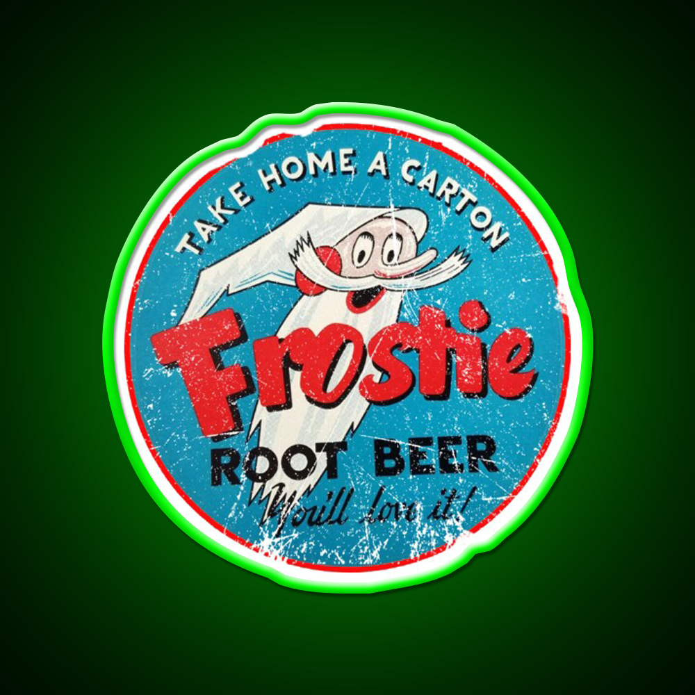 Frostie Root Beer Bar Decor Led Neon Sign Rgb Color - LED neon sign view 8